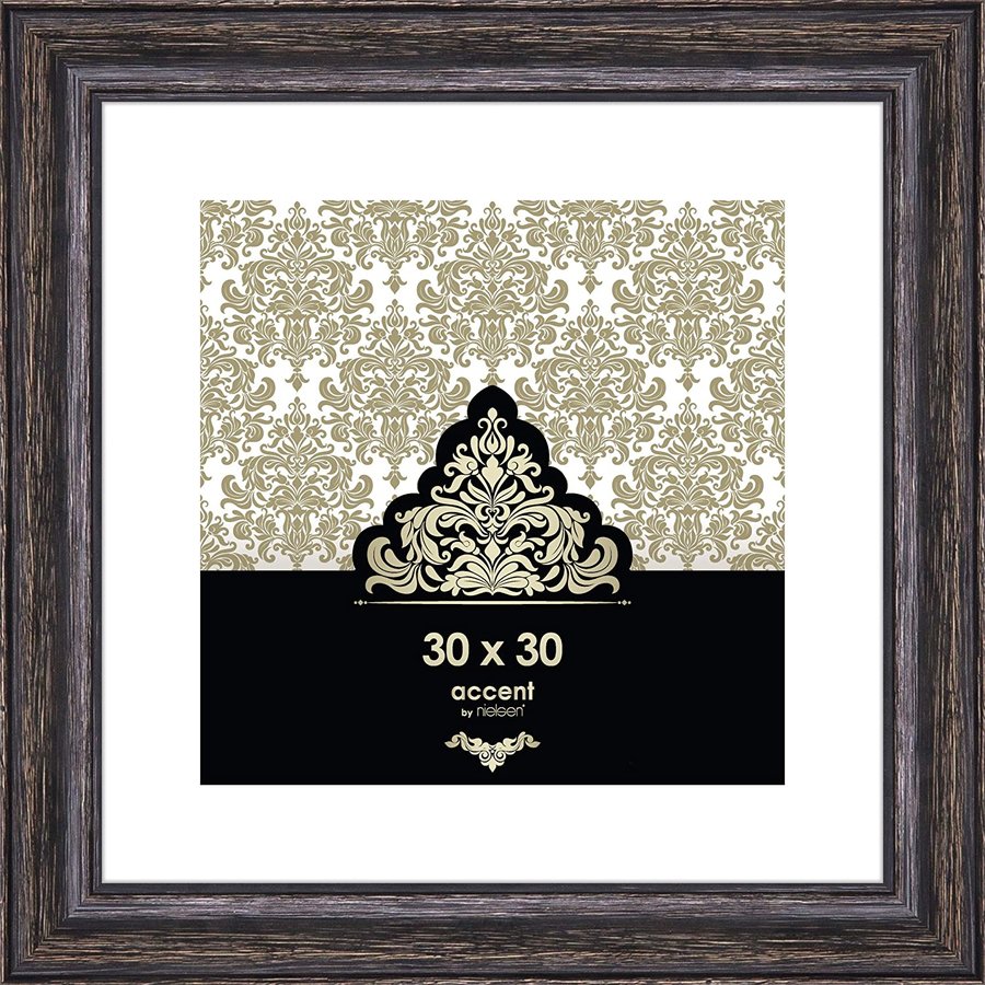 Rama foto Vintage 30x30cm Wood Black