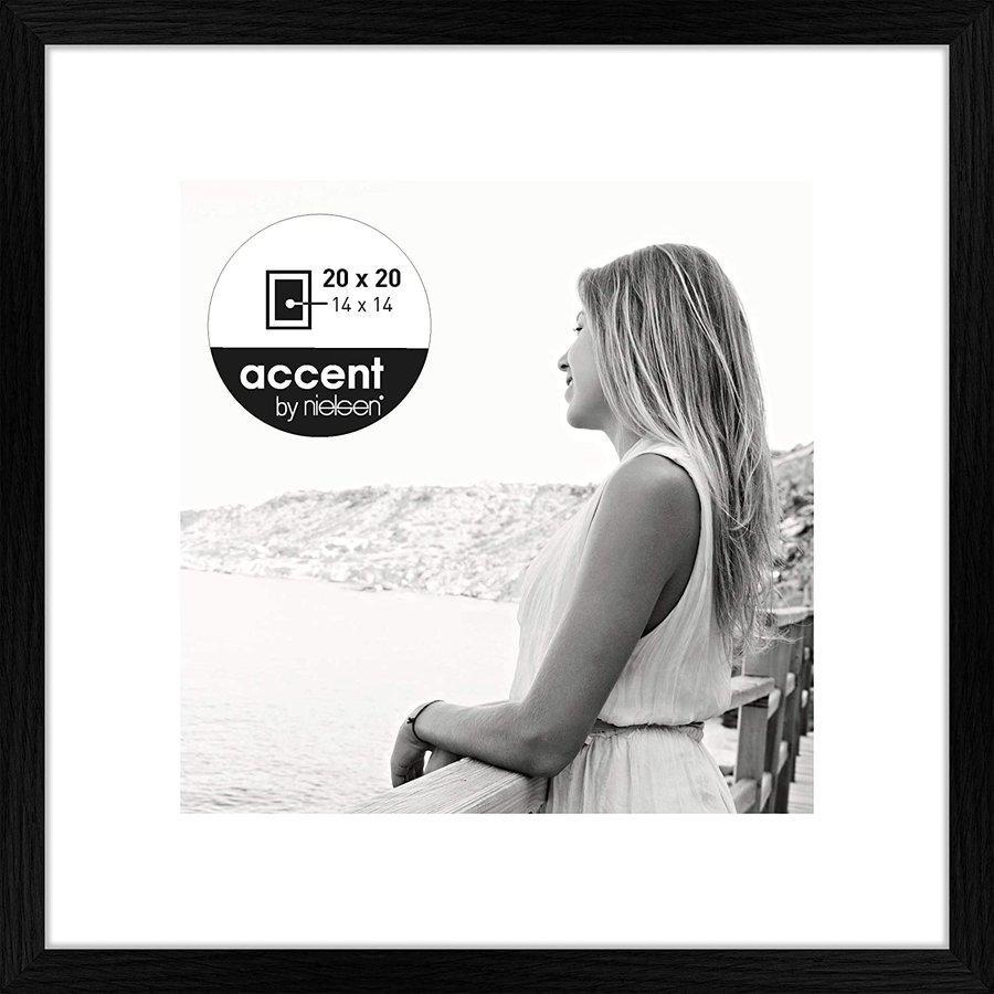 Rama foto Aura 20x20cm Wood Black