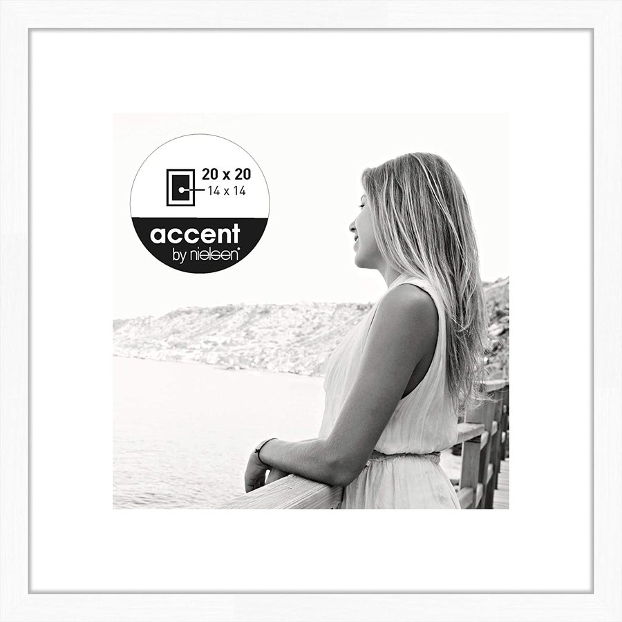 Rama foto Aura 20x20cm Wood White