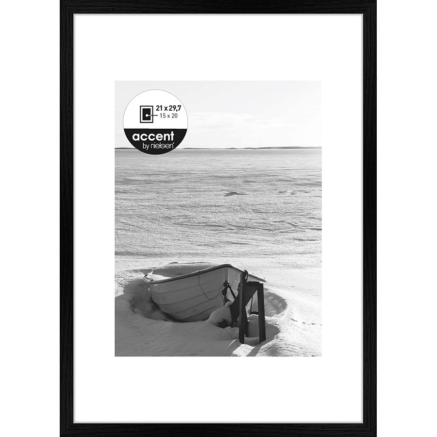 Rama foto Aura 21x29.7cm Wood Black