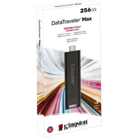 Memorie USB Kingston DataTraveler Max 256GB USB-C Black