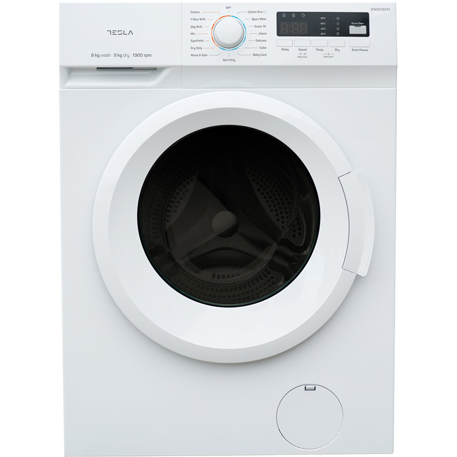 Masina de spalat rufe cu uscator WW85360M 8kg 1300RPM Clasa B White