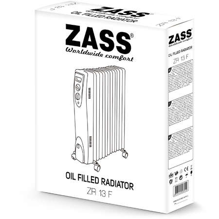 Calorifer Zass ZR 13 F 13 elementi 3000W White