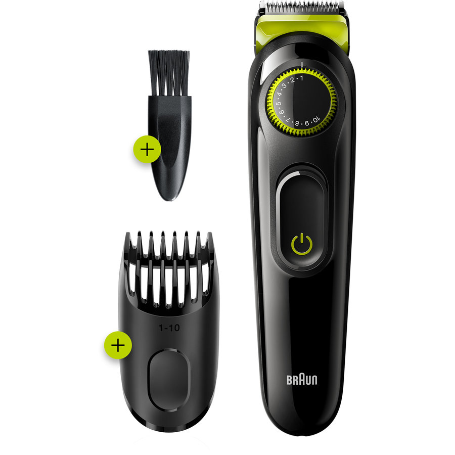 Aparat pentru ingrijirea barbii BT 3221 Buton Rotativ Autonomie 50min Negru