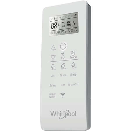 Aparat Aer Conditionat Whirlpool SPIW312A2WF Control Wi-Fi 6Th Sense Racire 11942BTU Incalzire 13648BTU Alb