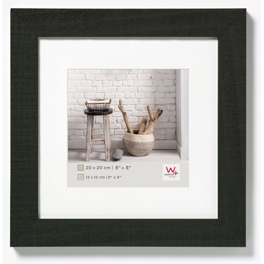 Rama foto Home 20x20cm Wood Black
