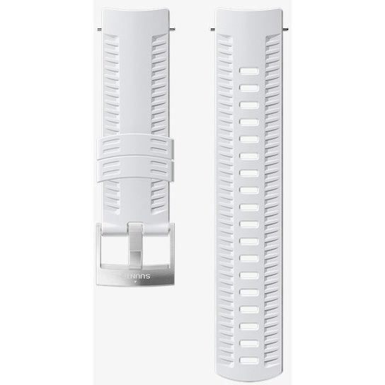 Curea ceas Athletic 2 Silicon M 24mm White Steel