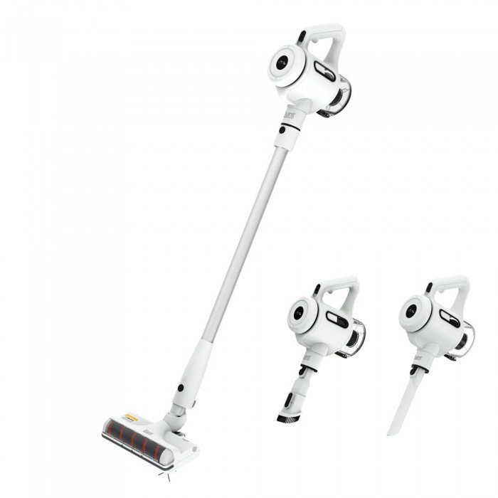 Aspirator Vertical Cordless Cyclonic Power 150W Capacitate Colectare 650ml Alb/Negru