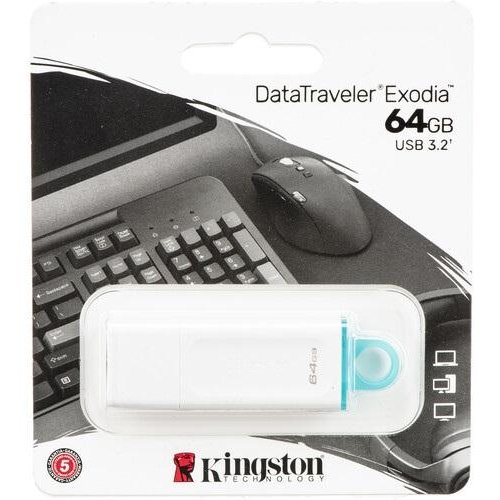 Memorie USB Exodia 64GB USB 3.2 White