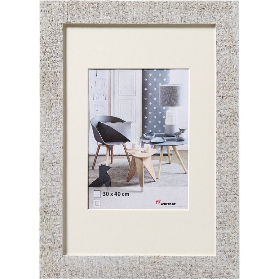 Rama foto Home 30x40cm Wood Light Grey