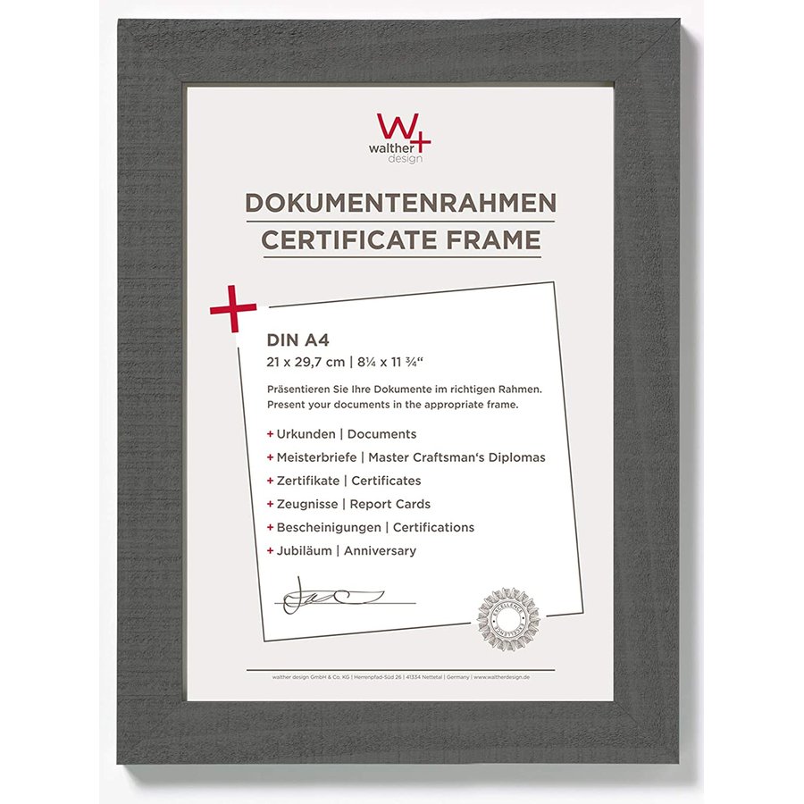 Rama foto Home 21x29.7cm Wood Grey