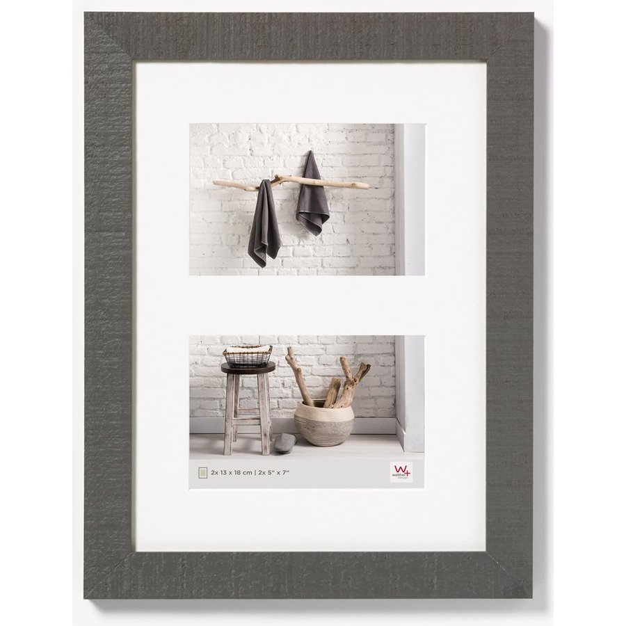 Rama foto Home 2x13x18cm Wood Grey