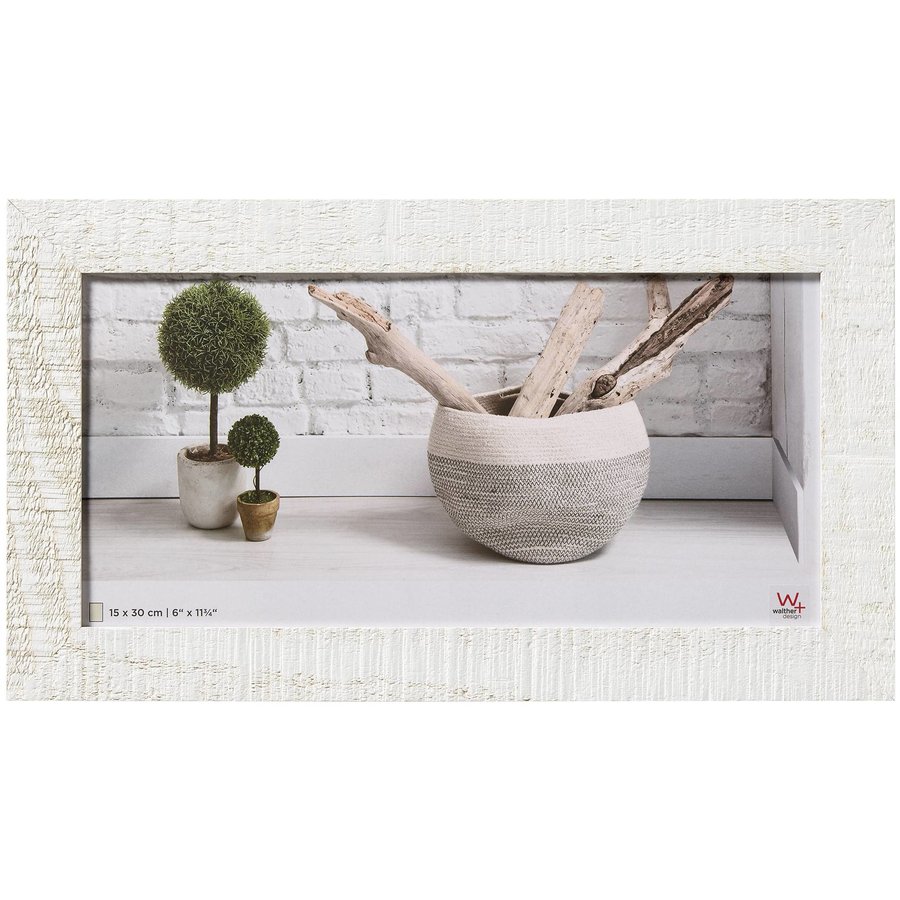 Rama foto Home 15x30cm Wood Polar White