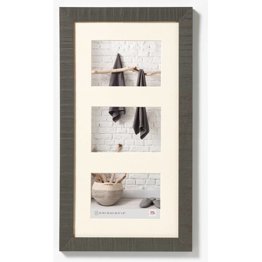 Rama foto Home 3x13x18cm Wood Grey