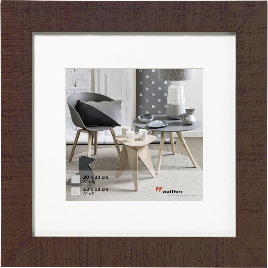 Rama foto Home 30x30cm Wood Nut Tree
