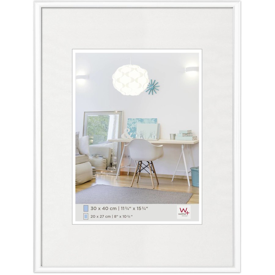 Rama foto New Lifestyle 30x40cm Resin White