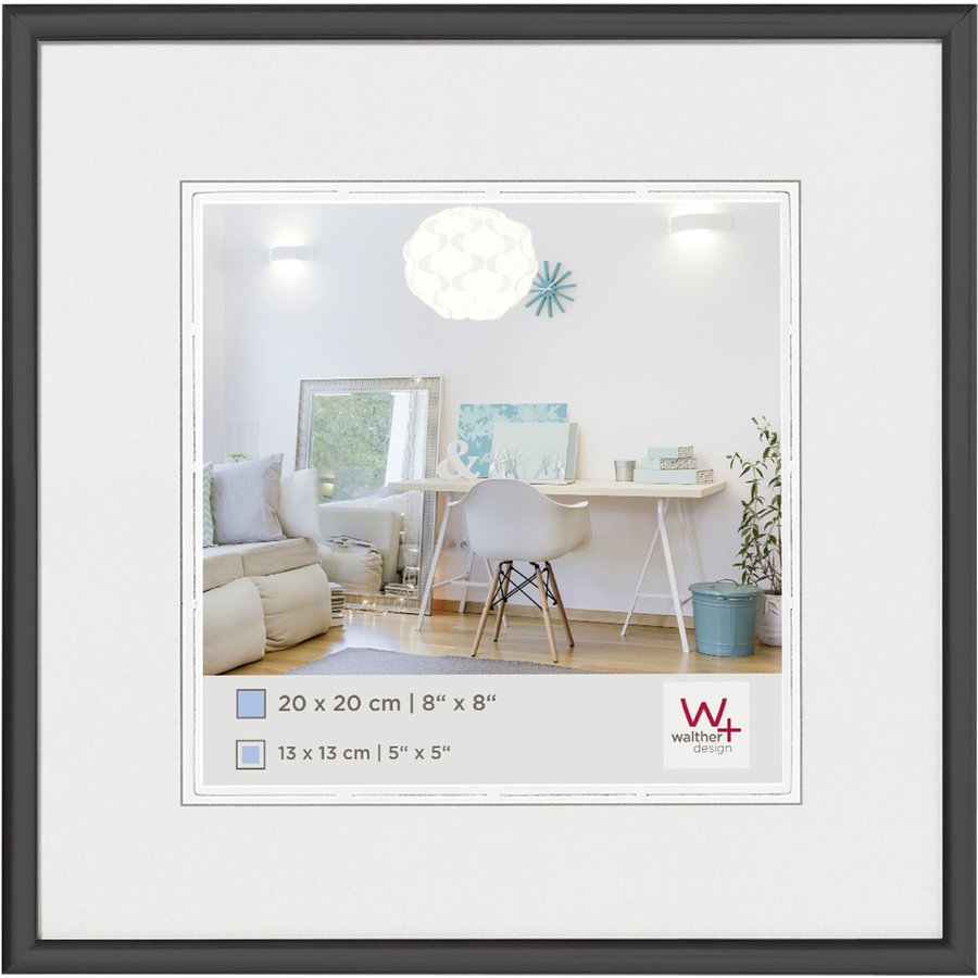 Rama foto New Lifestyle 20x20cm Resin Black