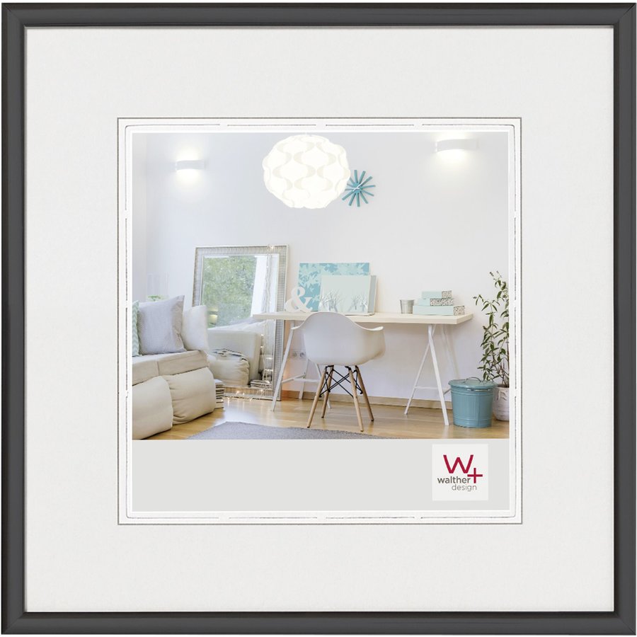 Rama foto New Lifestyle 30x30cm Resin Black