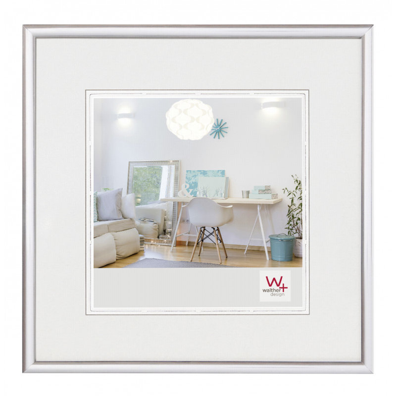 Rama foto New Lifestyle 30x30cm Resin Silver