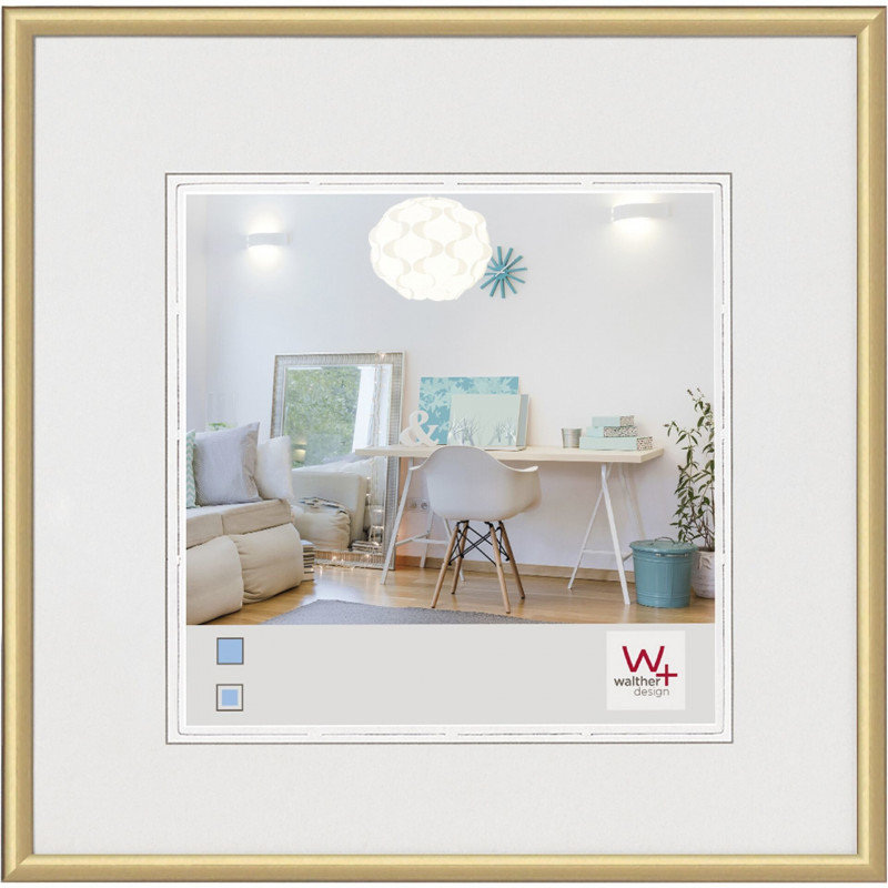 Rama foto New Lifestyle 30x30cm Resin Gold