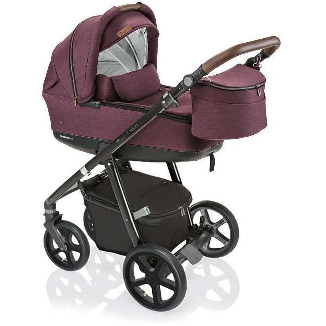 Carucior multifunctional 2 in 1 cu cadru negru Next Avenue 106 Purple Rain 2019