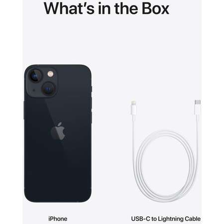 Telefon mobil Apple iPhone 13 512GB Midnight ITGalaxy.ro