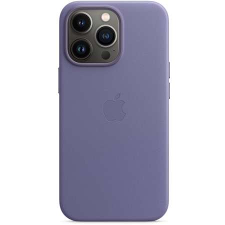 Husa Apple Leather pentru iPhone 13 Pro Purple