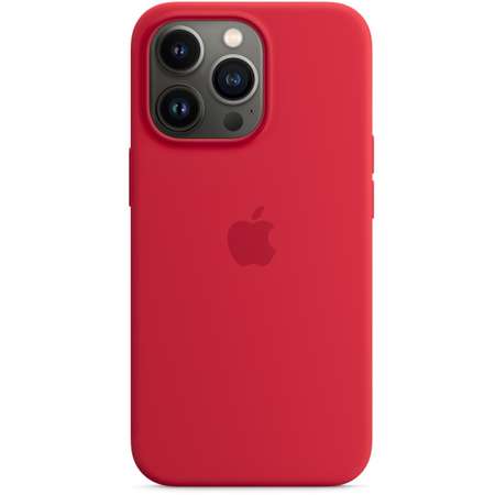 Husa Apple Silicon pentru iPhone 13 Pro Red