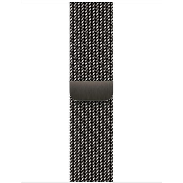 Curea ceas Watch 41mm Graphite Grey Milanese Loop Strap