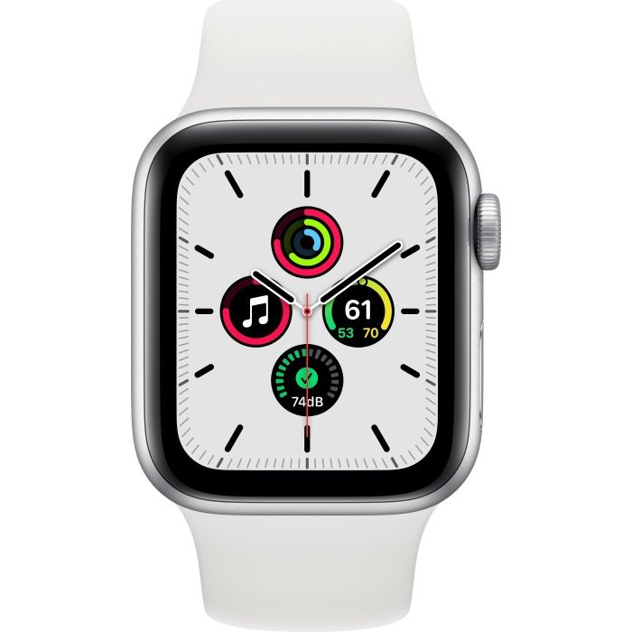 Smartwatch Watch SE GPS 40mm Silver Alu White Sport Band