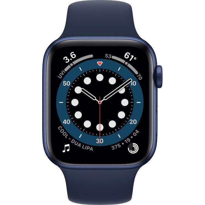 Smartwatch Watch Series 6 GPS + Cell 44mm Blue Alu Navy Sport Band