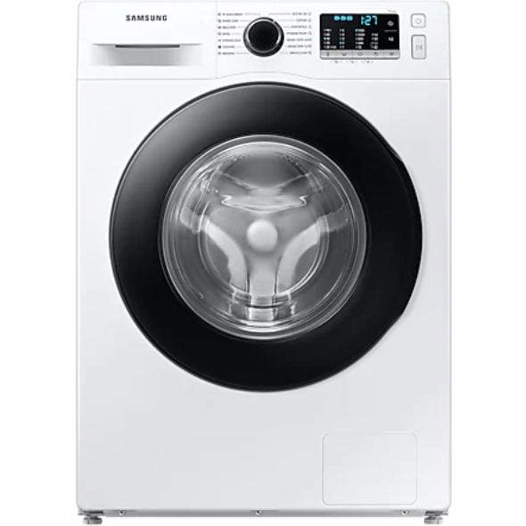 Masina de spalat WW80AA126AE/LE Eco Bubble Hygiene Steam Slim Alb