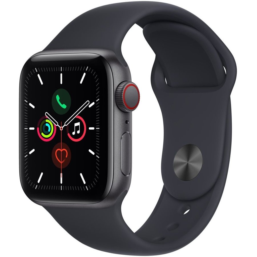 Smartwatch Watch SE v2 GPS + Cellular 40mm Space Grey Aluminium Case with Midnight Sport Band