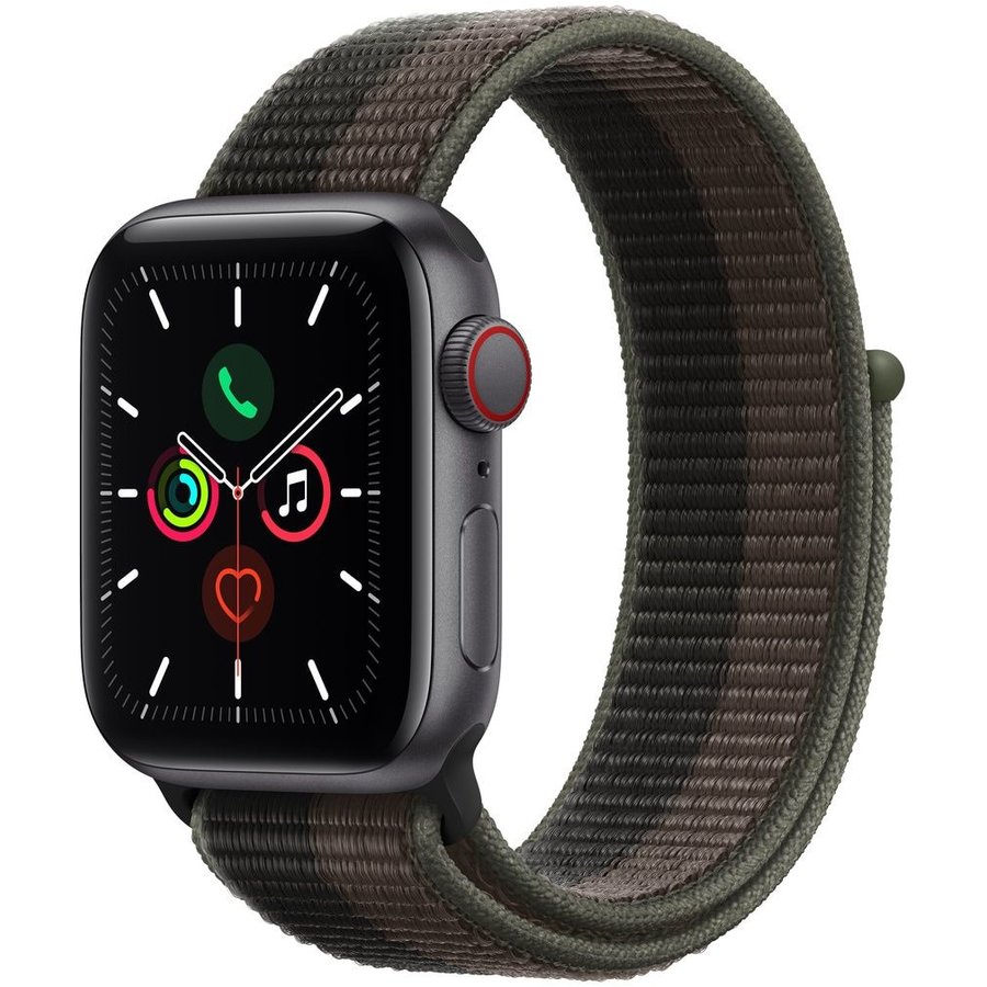 Smartwatch Watch SE v2 GPS + Cellular 40mm Space Grey Aluminium Case with Tornado/Grey Sport Loop