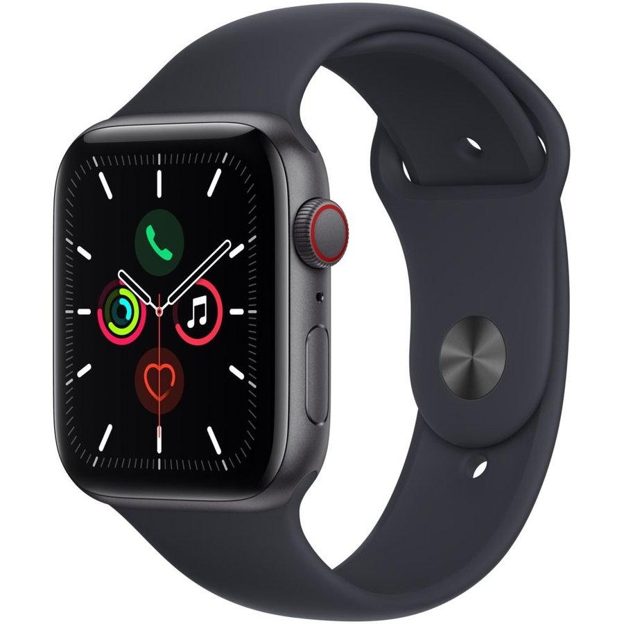 Smartwatch Watch SE v2 GPS + Cellular 44mm Space Grey Aluminium Case with Midnight Sport Band