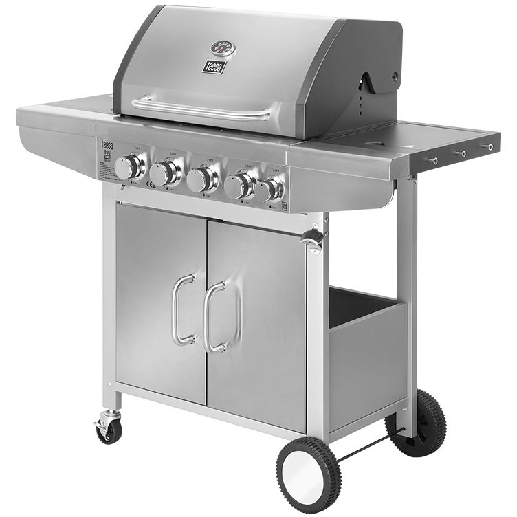 Grill TSA0096Q Gaz 5 Arzatoare  BBQ 5000 Gri