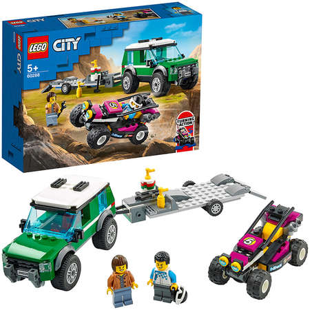 LEGO City 60288 Race Buggy Transporter 210 piese ITGalaxy.ro