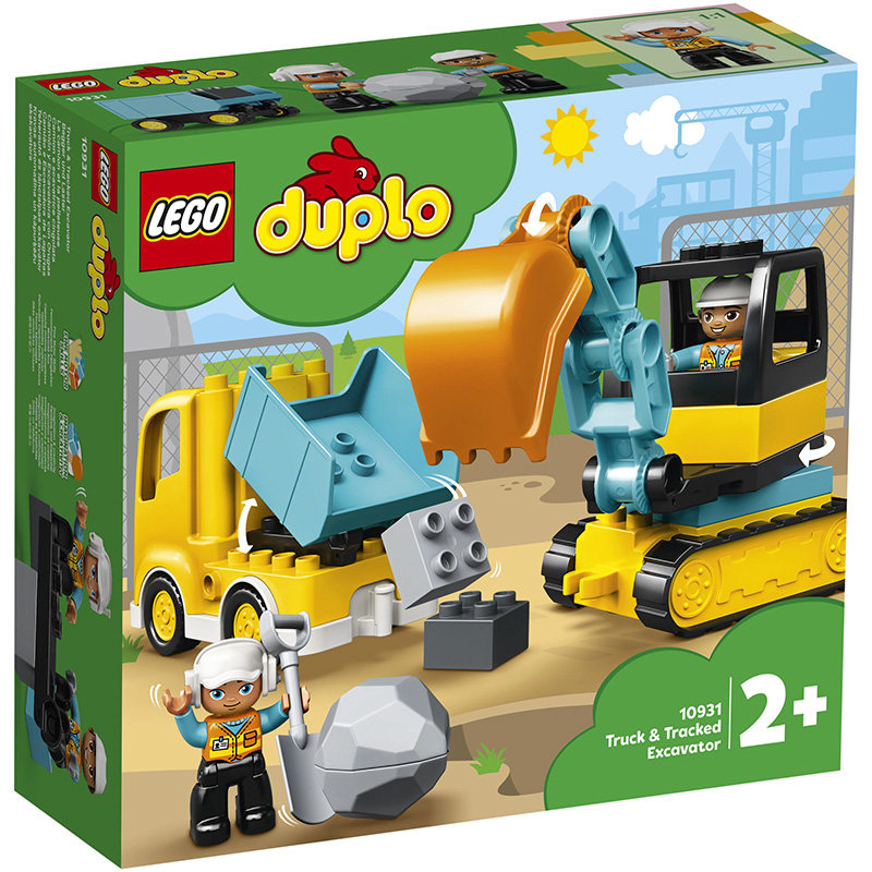 DUPLO 10931 Truck & Tracked Excavator 20 piese