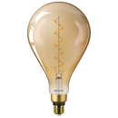 LED vintage Classic-Giant A160 E27 4.5W (28W) 300 lumeni lumina calda tip flacara (1800K) Auriu