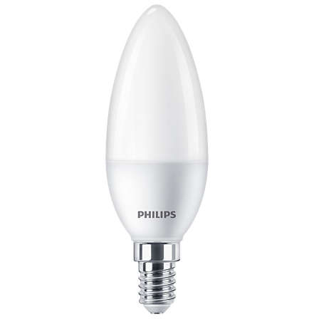 Bec Philips Pachet 2 becuri LED B38 E14 7W (60W) 806 lumeni lumina alba rece (4000K)