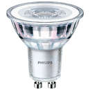Bec Philips Pachet 3 becuri LED spot Classic GU10 4.6W (50W) 355 lumeni lumina alba calda (2700K)