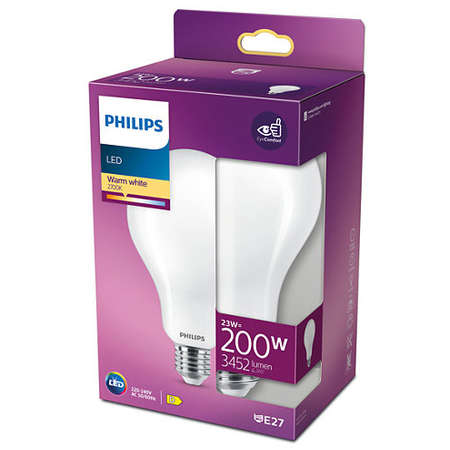 Bec LED Philips Classic A95 23W (200W) 3452 lumeni lumina alba calda (2700K)