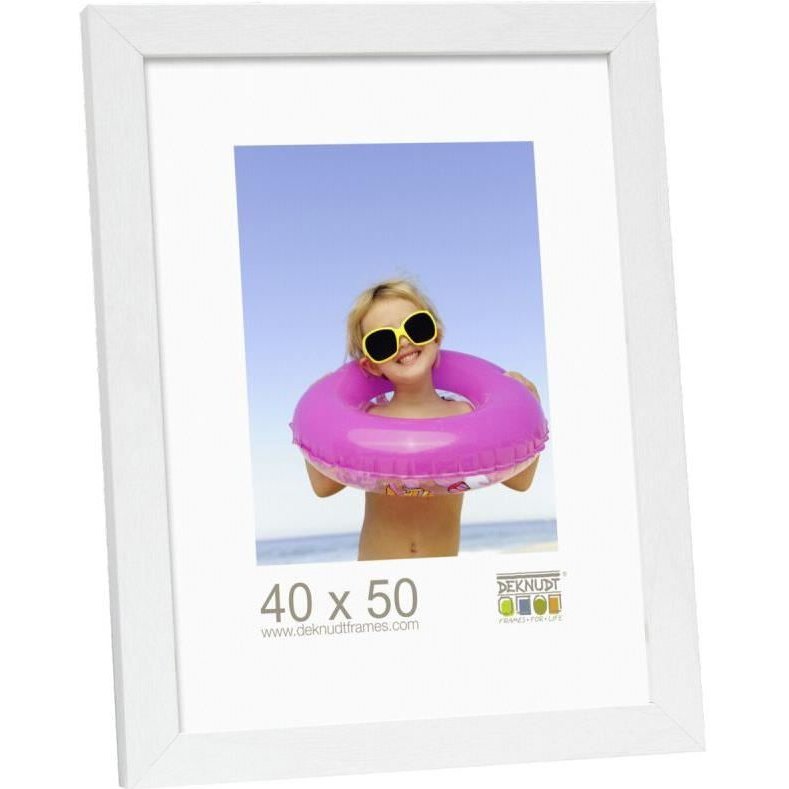 Rama foto S44CF1 40x50cm Wood White