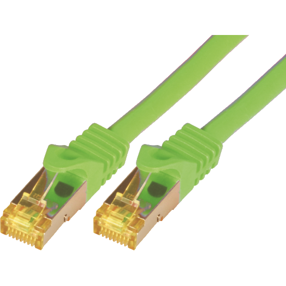 Patchcord S/FTP Cat7 5m Green