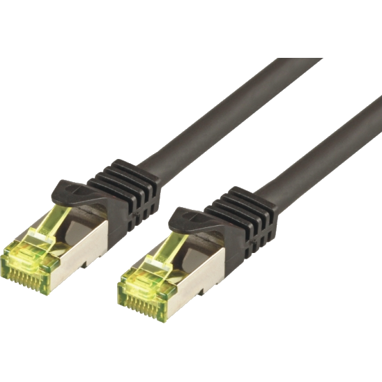 Patchcord S/FTP Cat7 10m Black