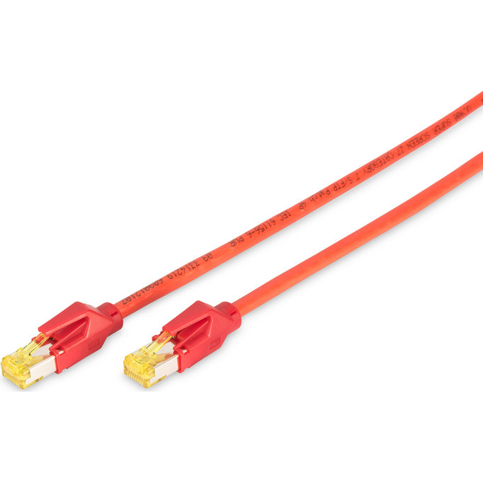 Patchcord S/FTP Cat7 1m Red