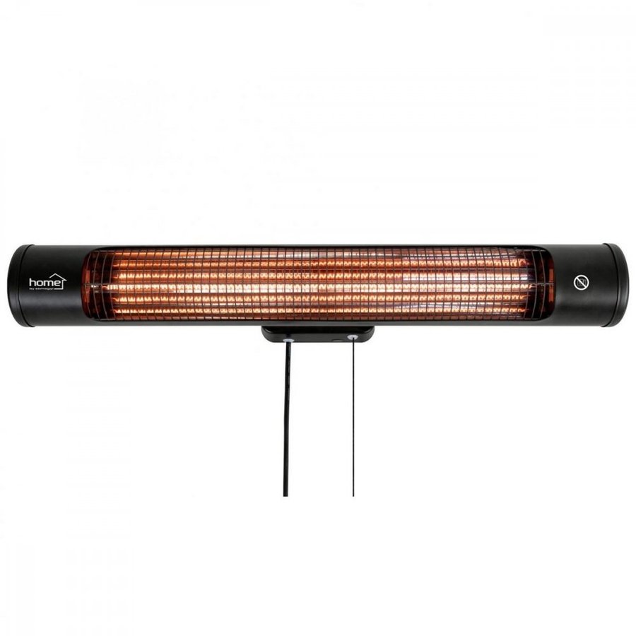 Aeroterma de Perete FK 25  Putere 1200W 2 Trepte Termostat Negru