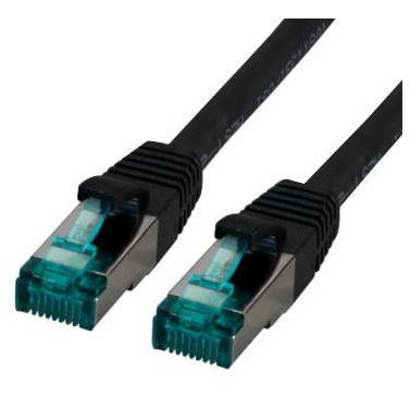 Patchcord S/FTP Cat6A 7.5m Black