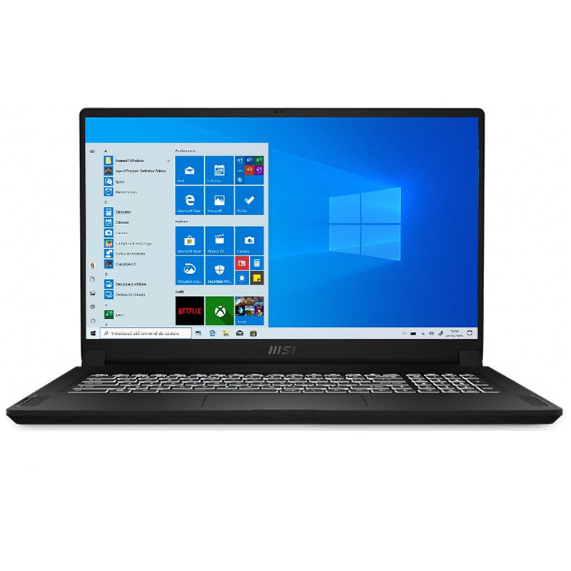 Laptop Creator 17 B11UH-248RO 17.3 inch UHD Intel Core i9-11980HK 32GB DDR4 2TB SSD nVidia GeForce RTX 3080 16GB Windows 10 Pro Black