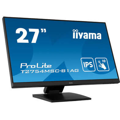 Monitor LED Touch Iiyama ProLite T2754MSC-B1AG 27 inch FHD IPS 4ms Black